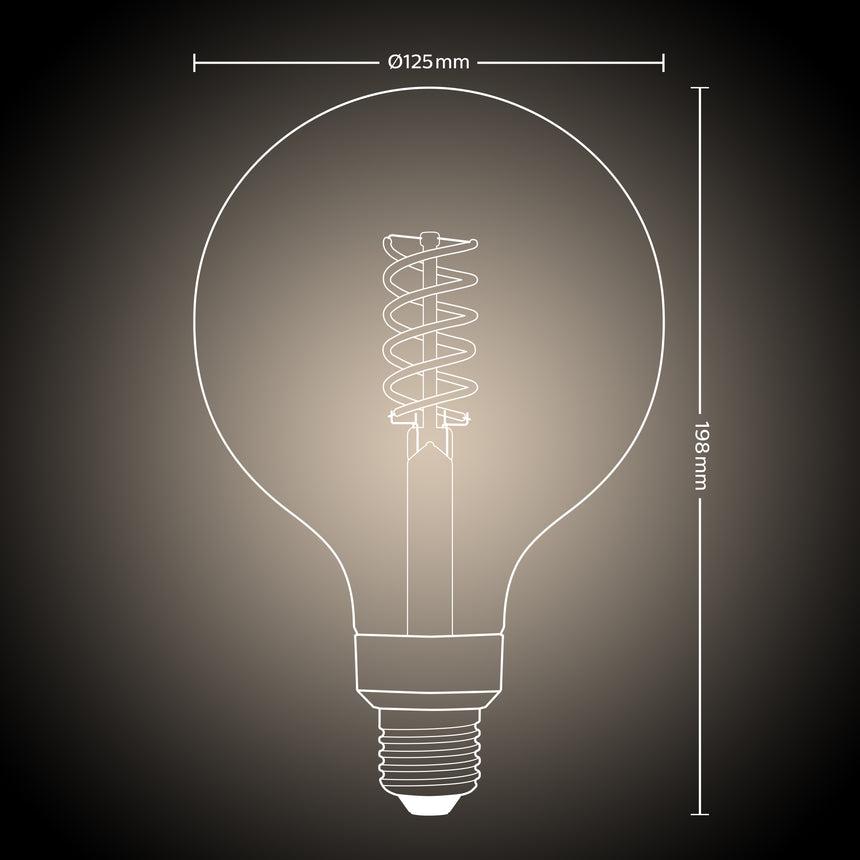 Philips Hue White Bombilla globo filament White E27 7W 550lm 8719514279131 - imagen 6