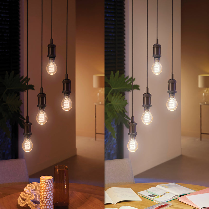 Philips Hue Bombilla ámbar White Ambiance 7W 872016925826600 (3 uds) 550lm