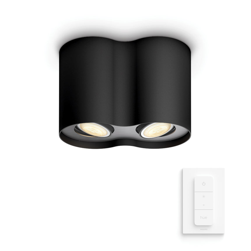Philips Hue Foco 2 luces Pillar negro White Ambiance 6W 6500K 871951433842500 350lm - vista alternativa