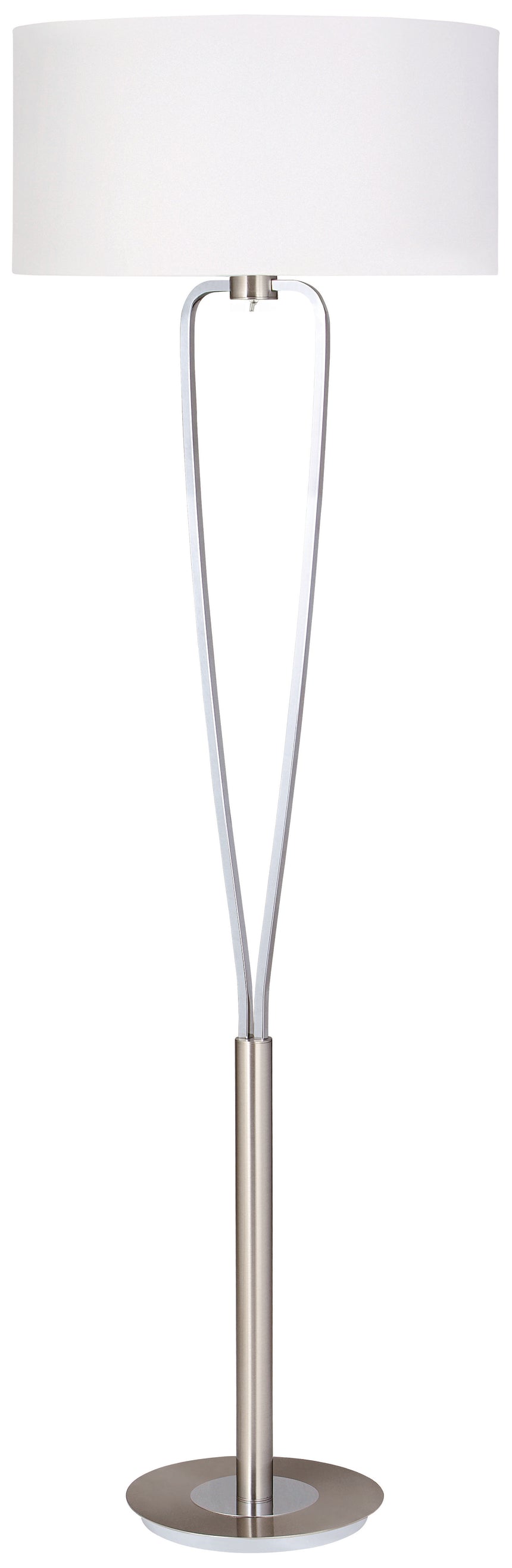Trio Paris II Matte Nickel Metal Floor Lamp 400200107