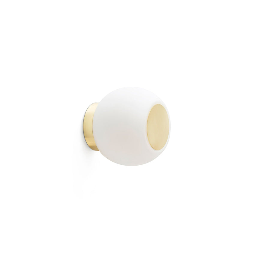 Lámpara de pared aplique Faro Moy LED 3000K IP44 oro satinado — ref. 40090 (1)