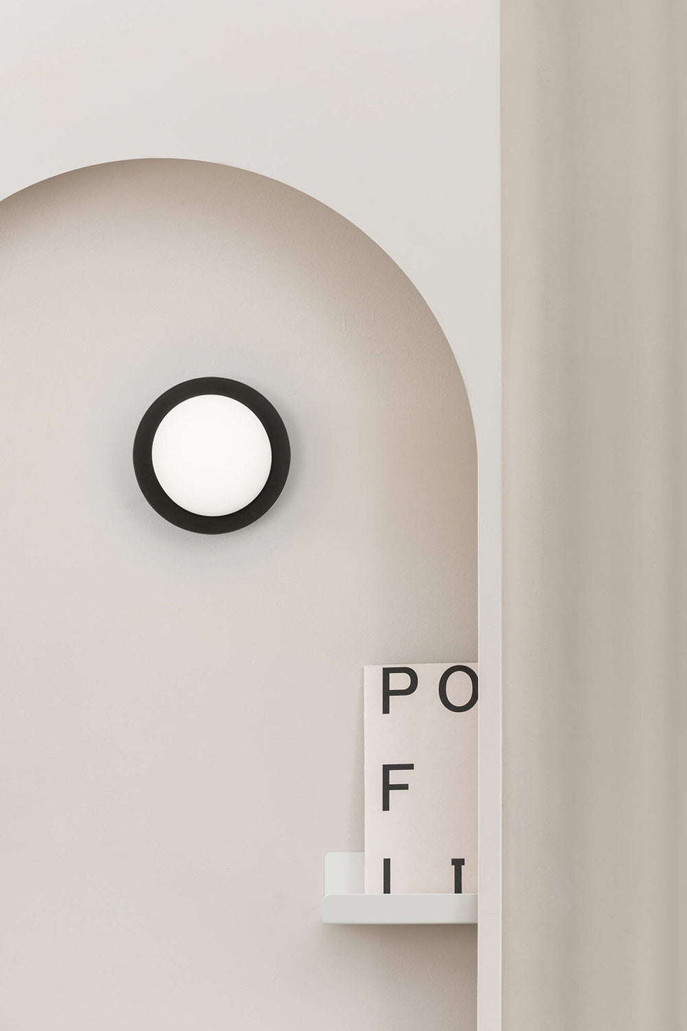 Faro MAY Black wall/ceiling lamp 40096
