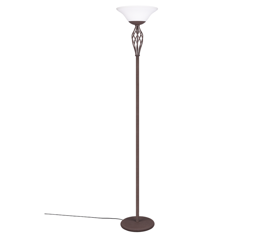 Lámpara de pie Trio Rustica LED rusty 3000K 180cm 401000224