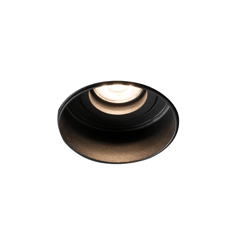 Faro HYDE R Recessed lamp black round adjustable frameless 40111