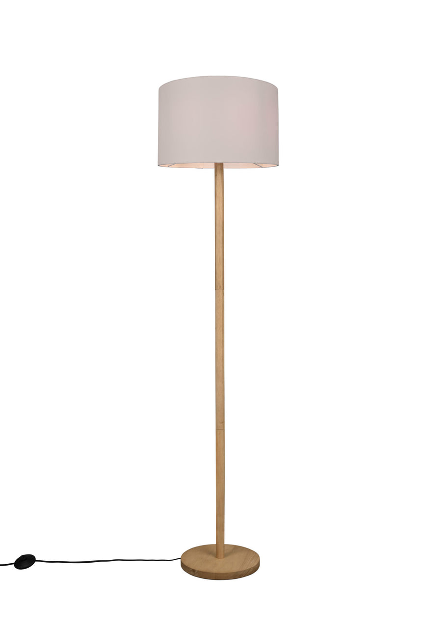 Trio Korba Natural Finish Wooden Floor Lamp 401200101