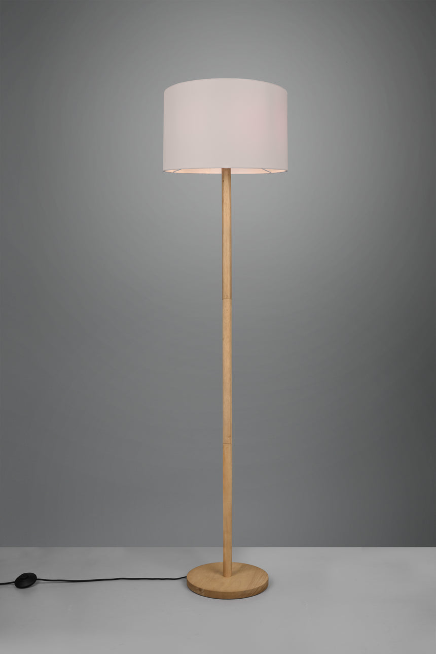 Trio Korba Natural Finish Wooden Floor Lamp 401200101