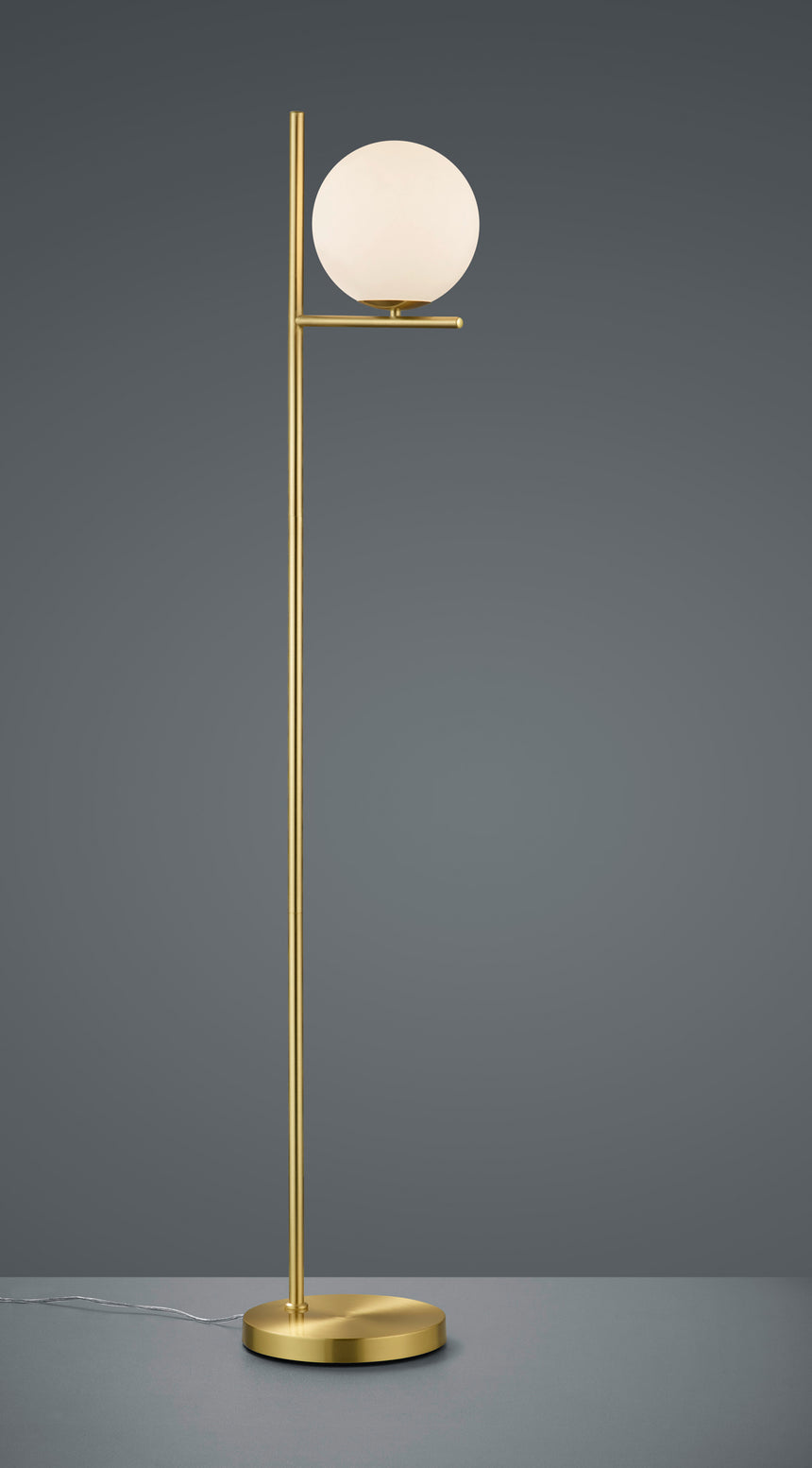 Trio Pure Lámpara de pie bola de metal bronce mate 402000108