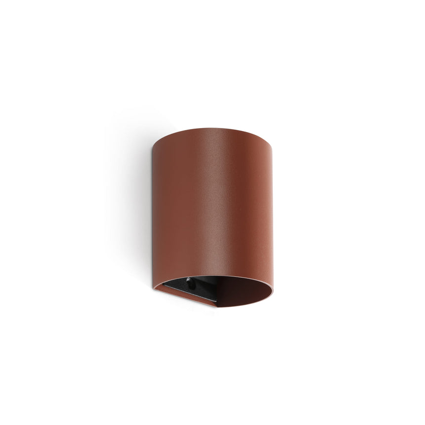 Lámpara de pared aplique Faro Sole GU10 LED terracota 40525