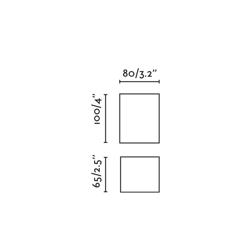 Lámpara de pared aplique Faro Lune GU10 LED blanco 40530