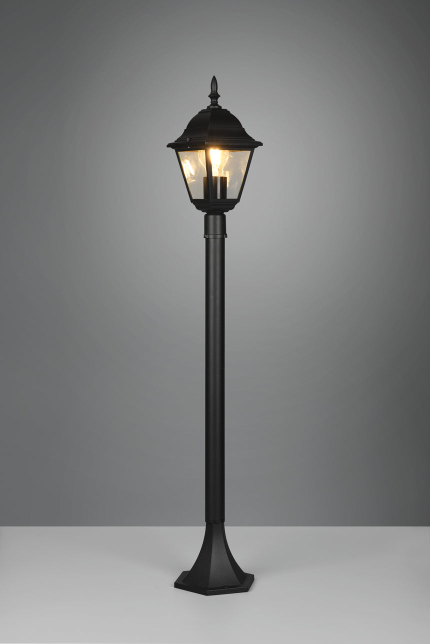 Baliza de exterior Trio Livenza LED negro mate 2700K IP44 100cm 405760132