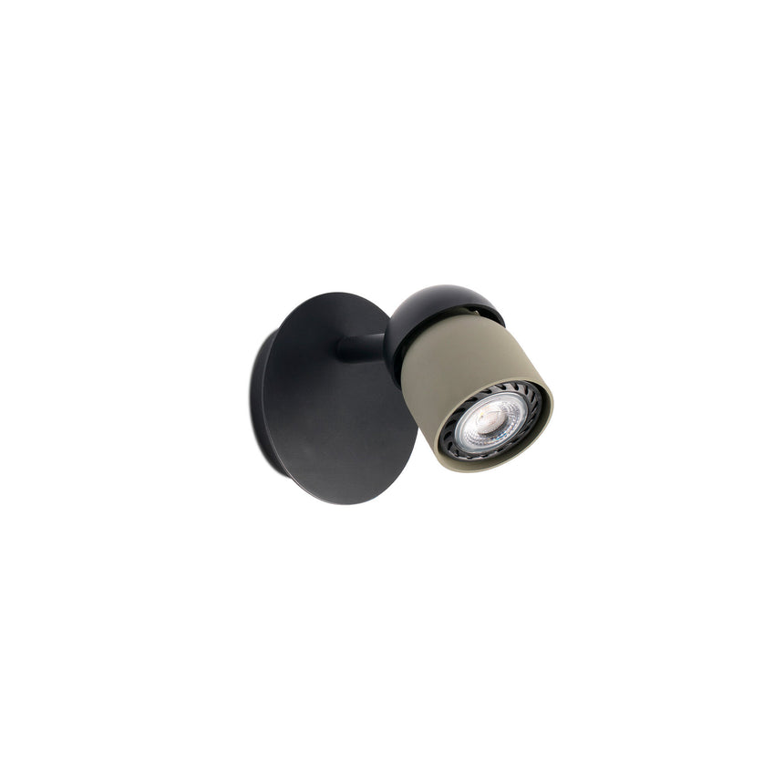 Faro COCO Black/green wall lamp 1L 40662