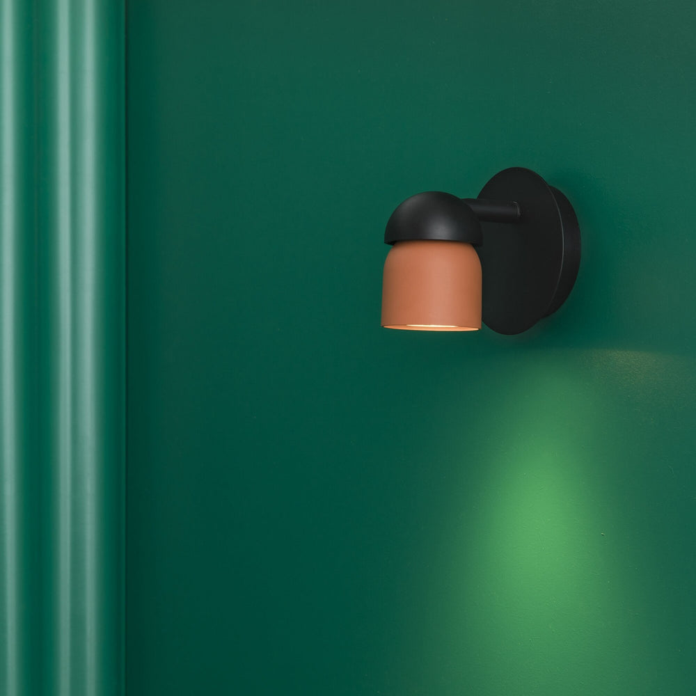 Faro COCO Black/terracotta wall lamp 1L 40663