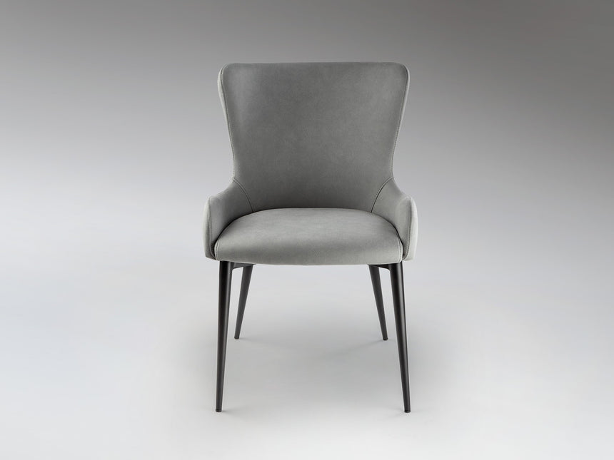 Silla Schuller Telma negro y gris 53x83cm vista 3