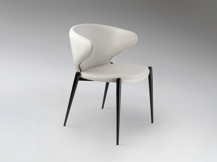 Silla Schuller Alize negro y blanco 56x75cm 408639 - vista alternativa