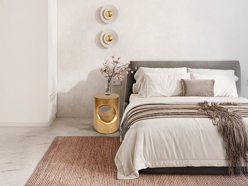 Mesa auxiliar Schuller Hole oro 409018