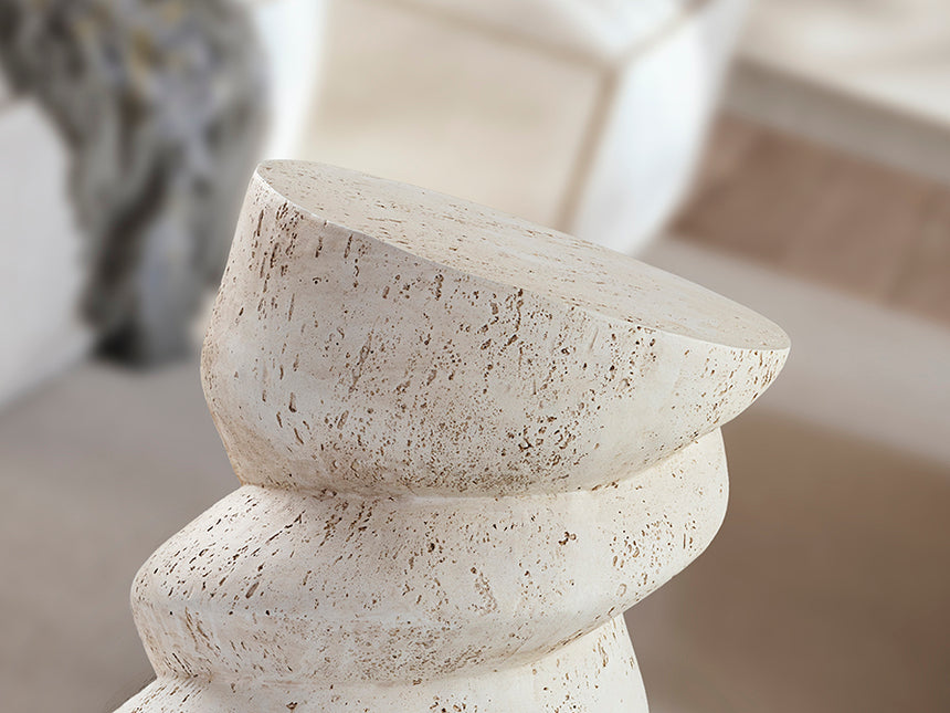 Mesa auxiliar Schuller Salomon blanco 48cm 409230 - imagen 4