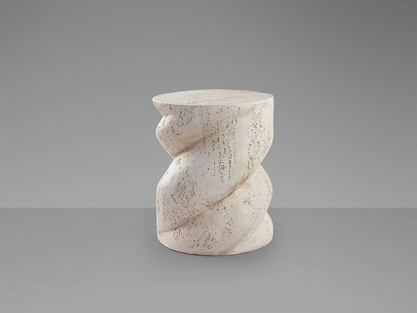 Mesa auxiliar Schuller Salomon blanco 48cm 409230