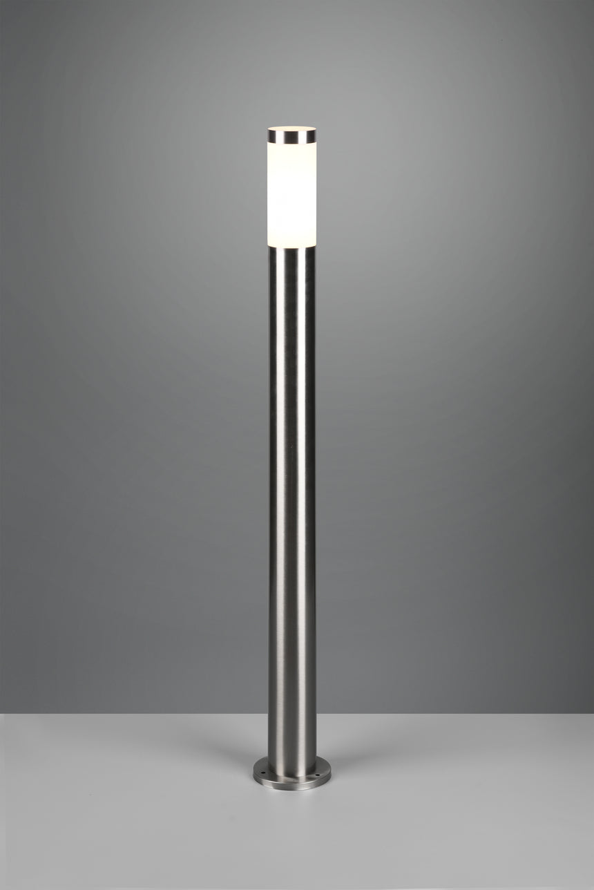 Baliza de exterior Trio Trioto LED níquel mate 3000K IP44 80cm 409760107
