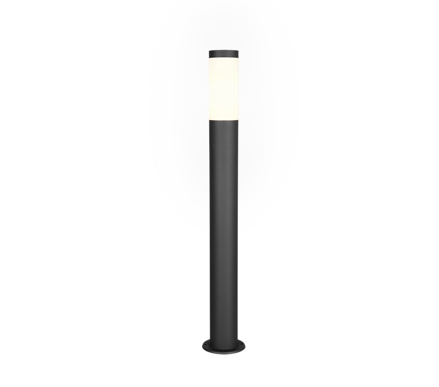 Baliza de exterior Trio Trioto LED negro mate 2700K IP44 80cm 4