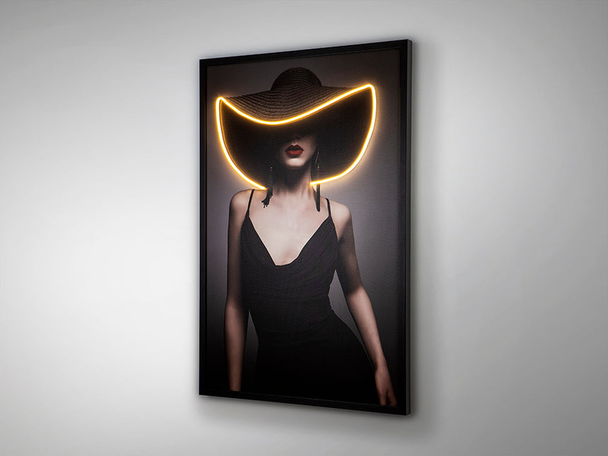 Cuadro con luz LED Pamela 80x120 411578