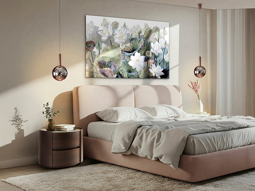 Mesita de noche Schuller Enoc roble y mármol veteado con cajones 60x48cm 411639