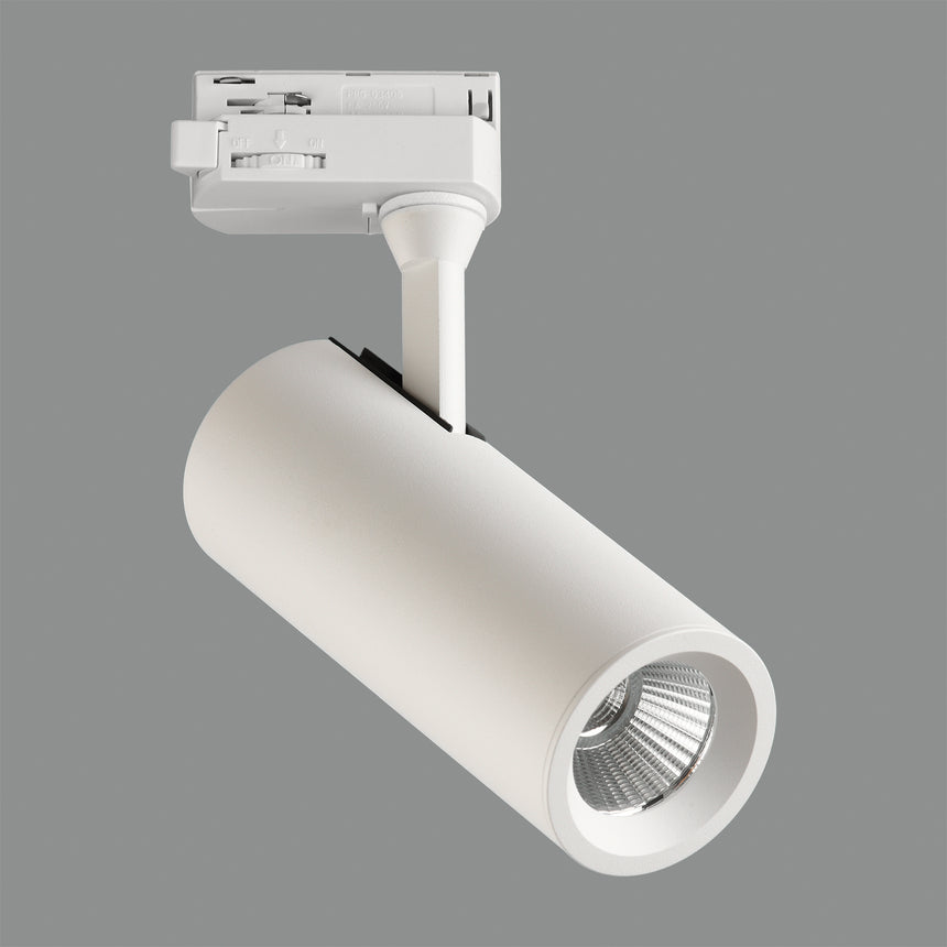 ACB Isquia Track light LED orientable trifásico universal blanco texturado 13W 3000K R411710B