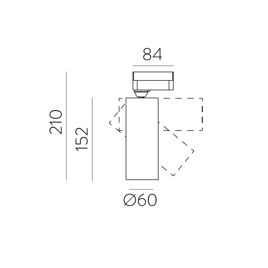 ACB Isquia Track light Negro LED COB 13W 3000K Orientable Trifásico R411710N