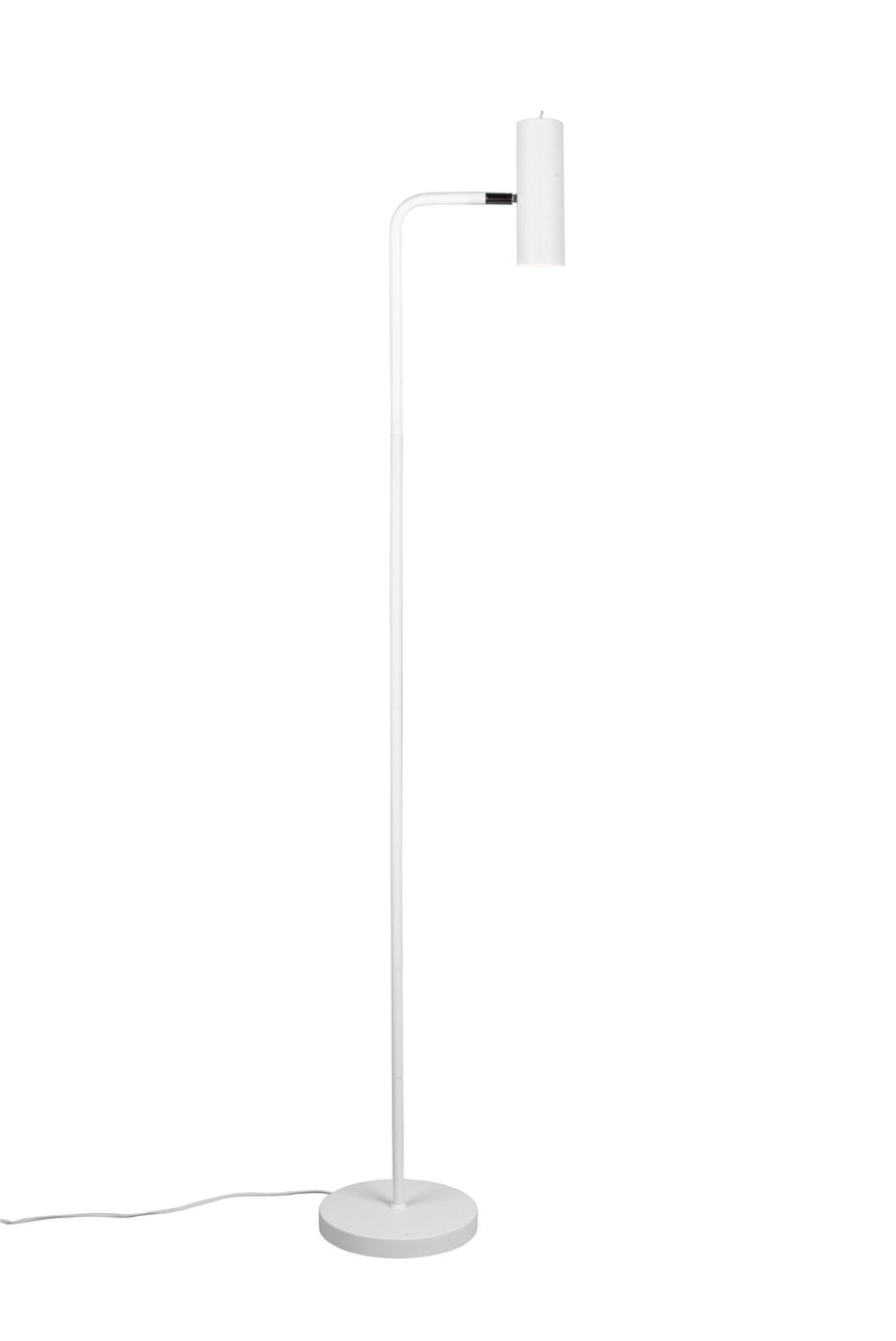 Trio Marley White Mat Metal Floor Lamp 412400131