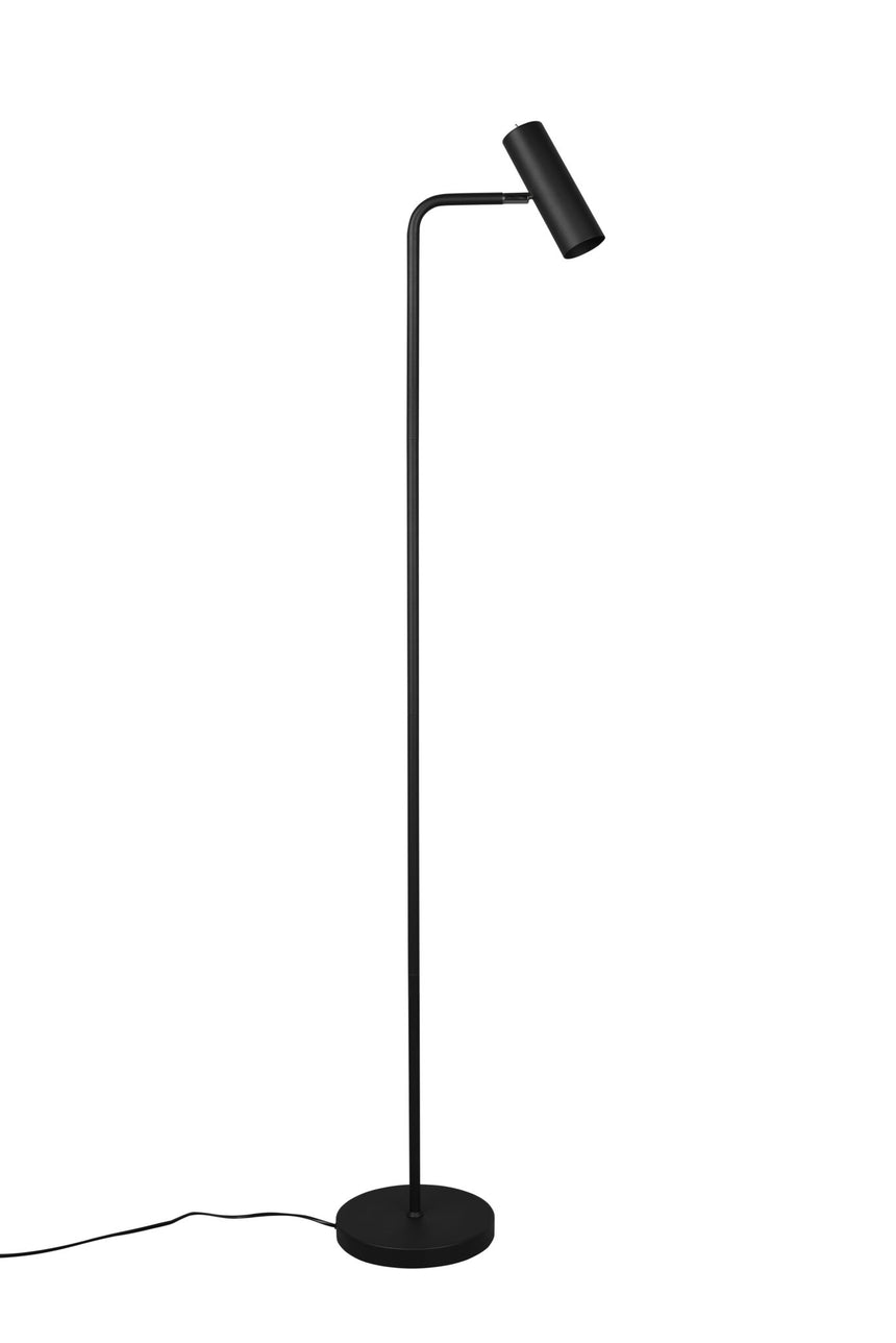 Trio Marley Black Mat Metal Floor Lamp 412400132