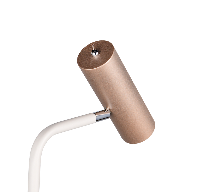Lámpara de pie Trio Marley LED marrón café 3000K 151cm 412400165