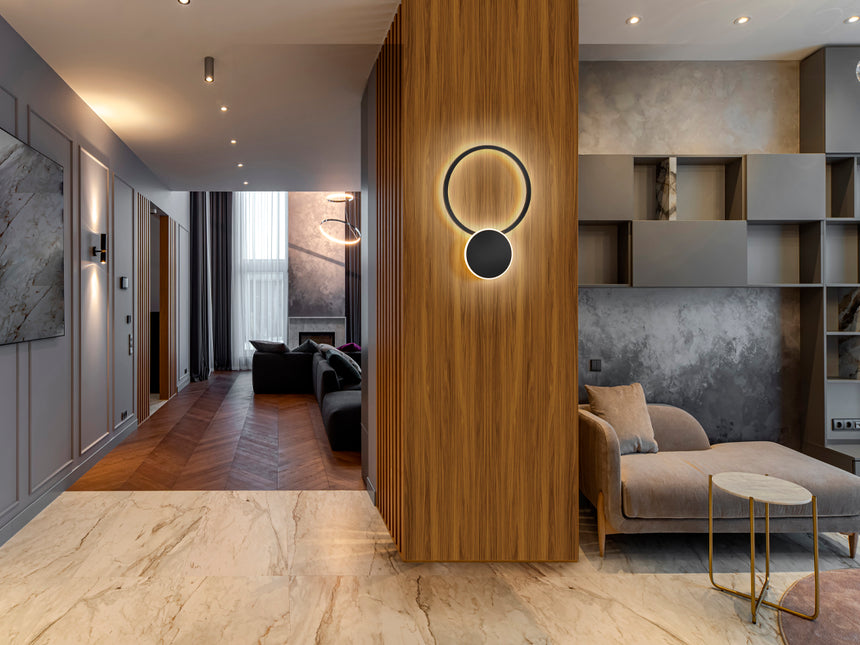 Schuller Omnio Lámpara pared aplique negro 414265