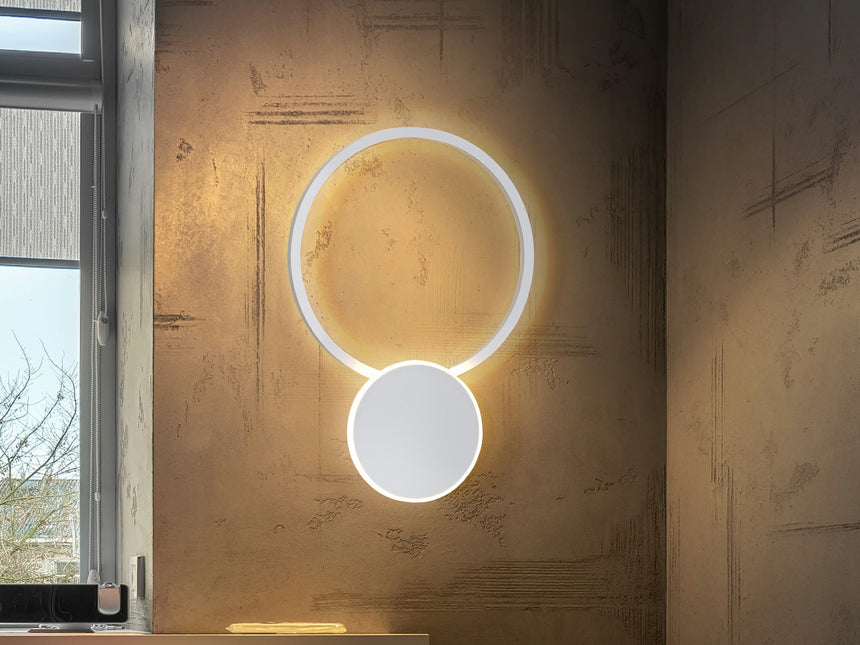 Lámpara aplique de pared Schuller Omnio LED blanco 3000K 414272