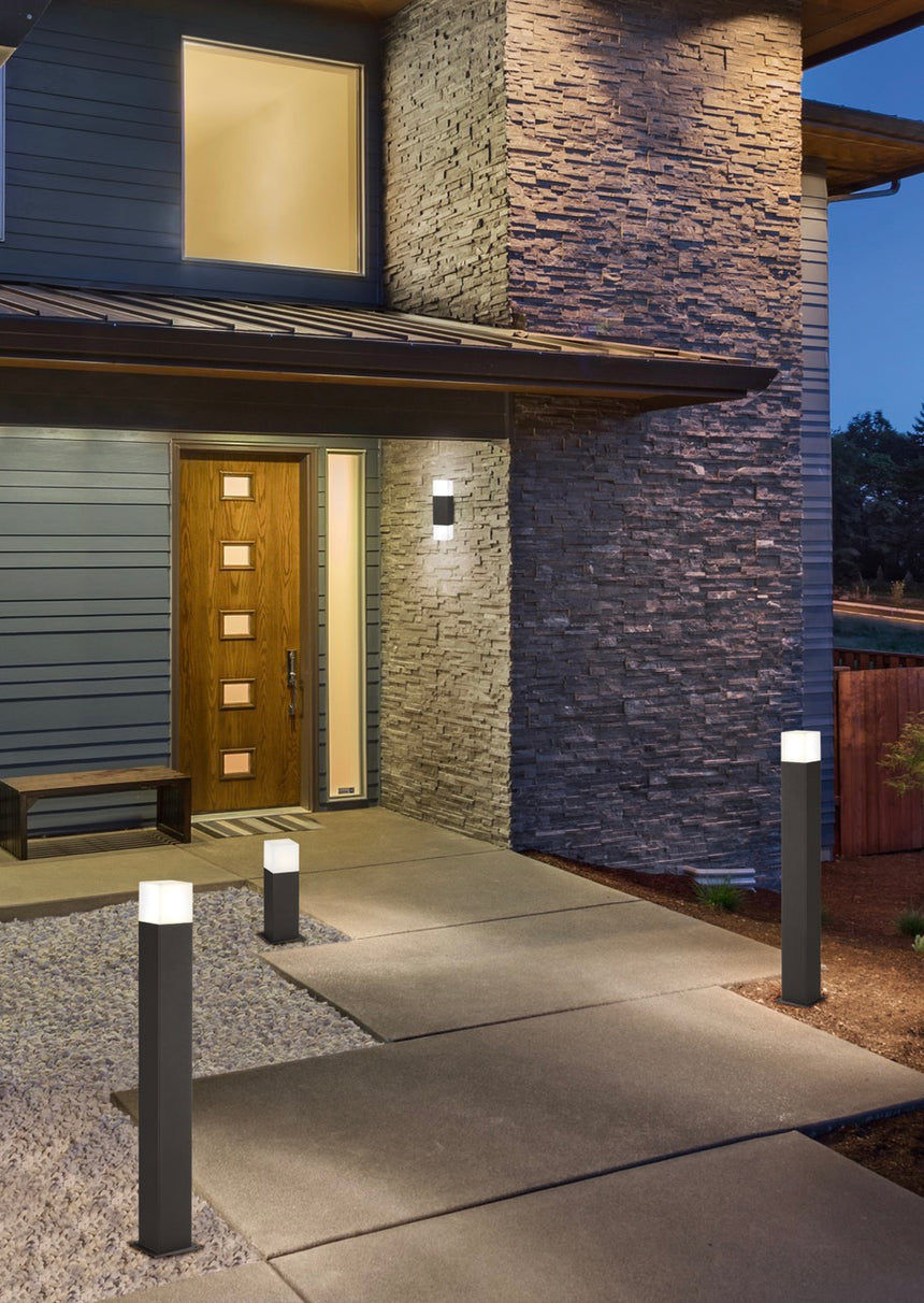 Trio Hudson Baliza LED de aluminio antracita 420060142