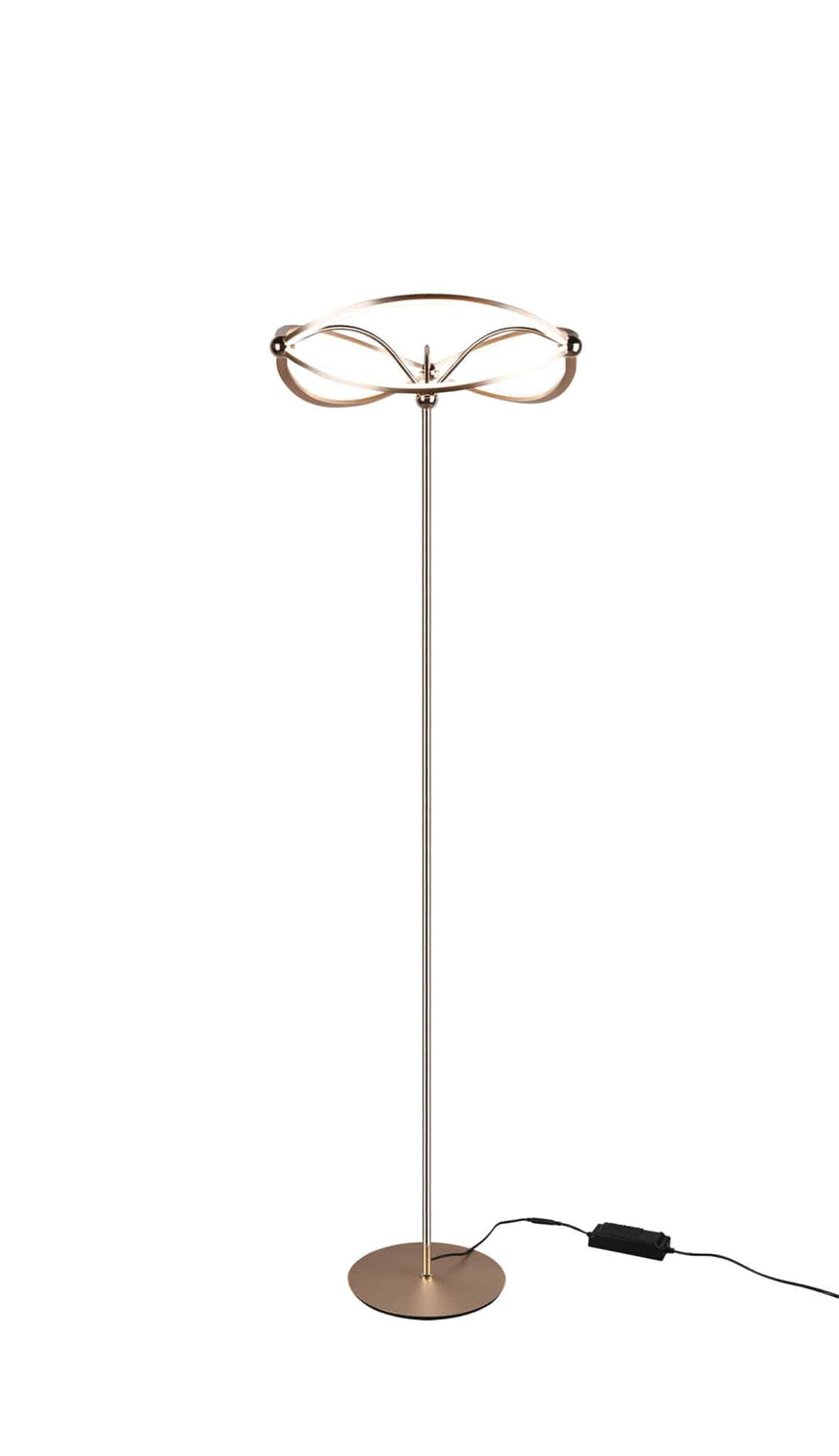 Trio Charivari Lámpara de pie LED de metal bronce mate 421210108