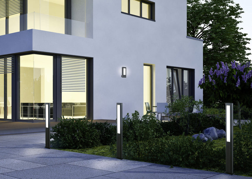 Trio Rhine Anthracite Aluminum LED Beacon 421660242