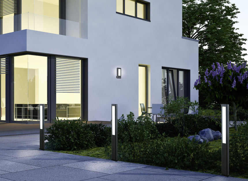 Trio Rhine Anthracite Aluminum LED Beacon 421660242