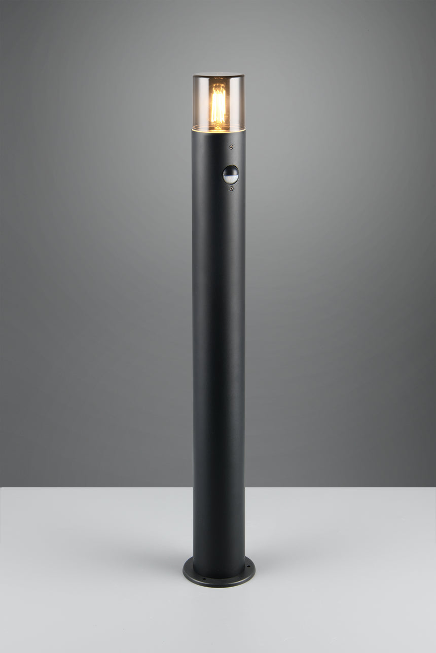 Baliza de exterior Trio Hoosic LED negro mate 2700K IP44 80cm 422260132