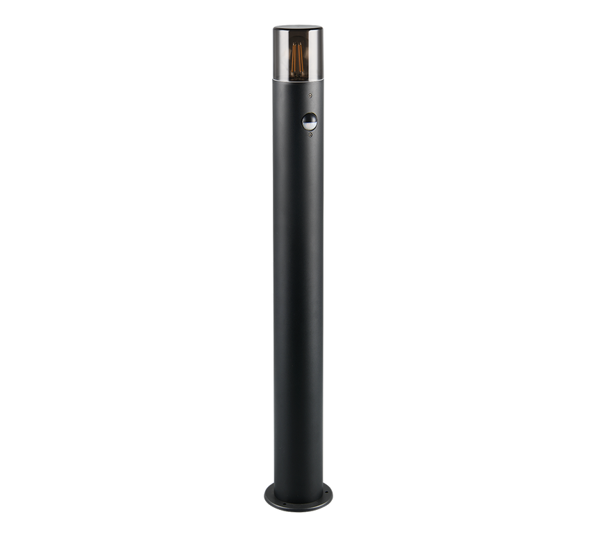 Baliza de exterior Trio Hoosic LED negro mate 2700K IP44 80cm 422260132