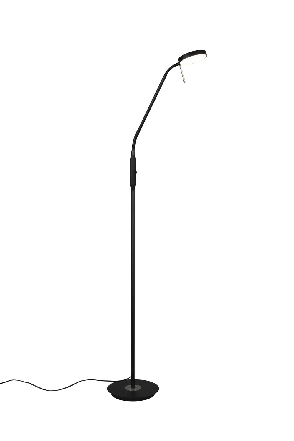 Trio Monza Black Mat Metal LED Floor Lamp 423310132