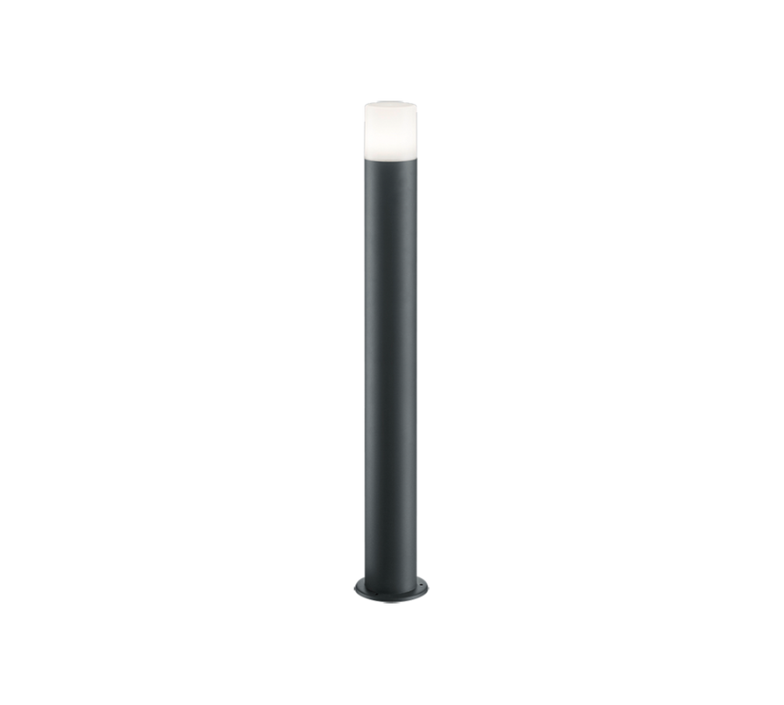 Lámpara de pie de exterior Trio Hoosic antracita IP44 80cm 4