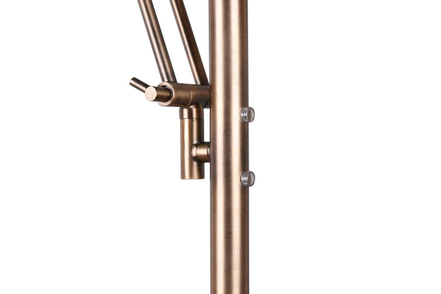 Trio Barrie Old Bronze Metal LED Floor Lamp 424210304