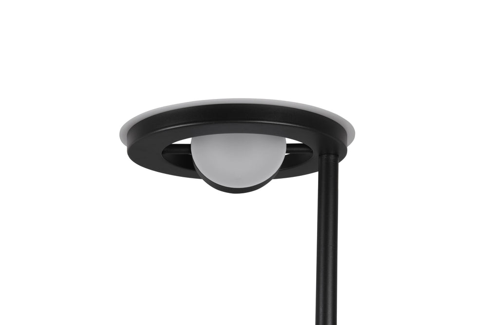 Trio Barrie Black Mat Metal LED Floor Lamp 424210332