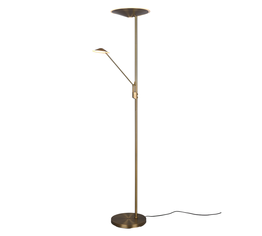 Trio Brantford Lámpara de pie LED dorado 425610204
