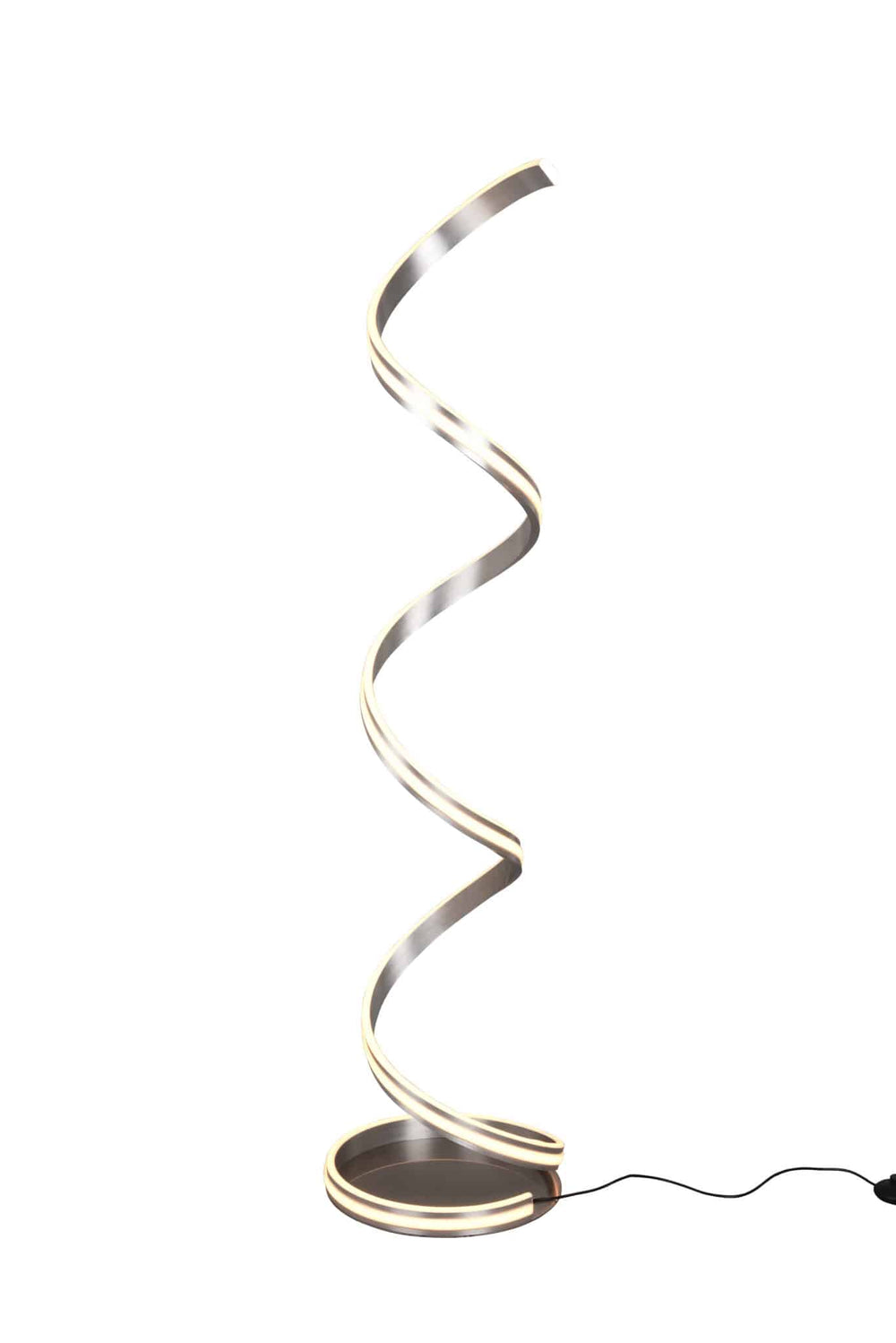 Trio Nuria LED matte nickel metal floor lamp 426219107