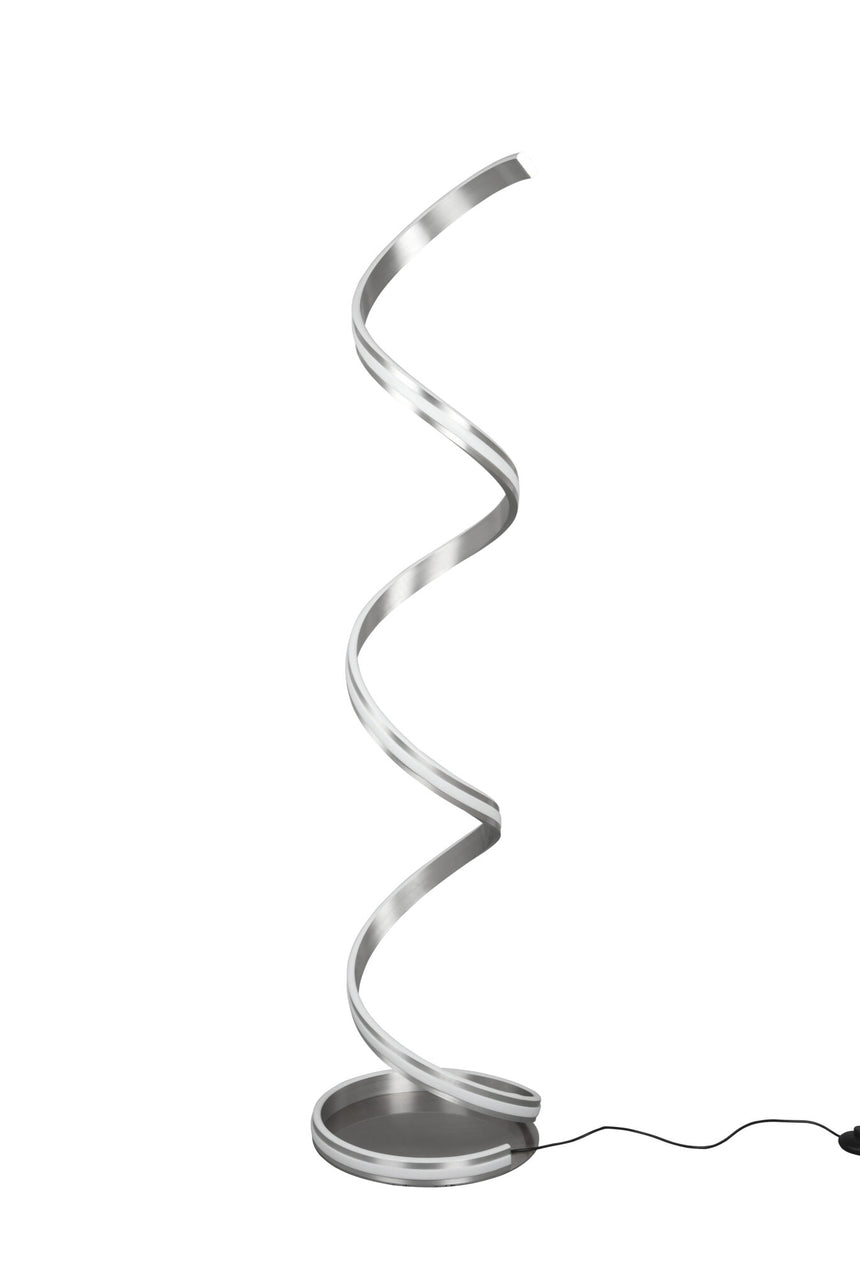Trio Nuria LED matte nickel metal floor lamp 426219107