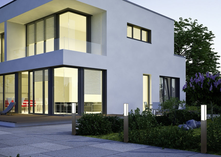 Trio Fuerte Baliza LED de aluminio antracita 426260142