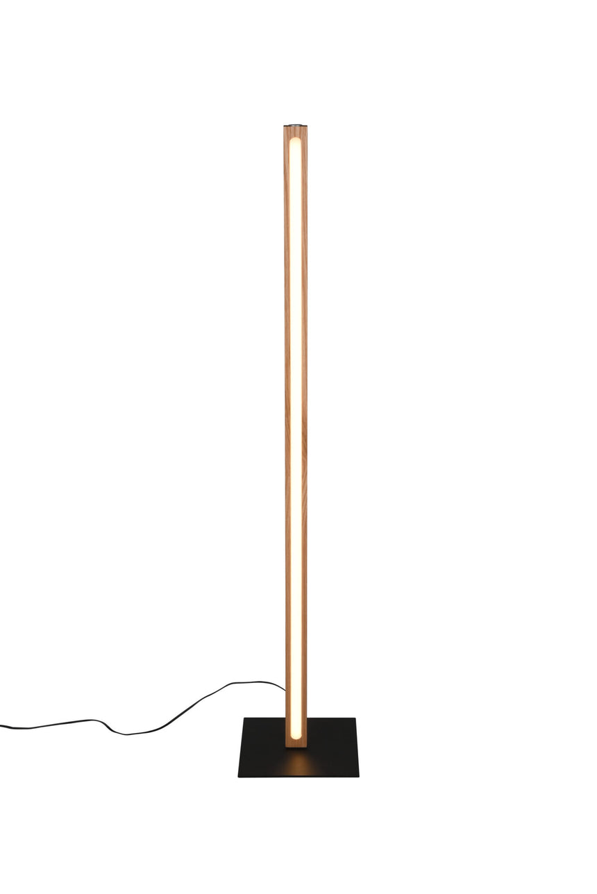 Trio Bellari Wooden LED Floor Lamp Natural Finish 426410130