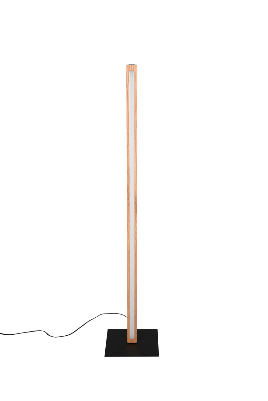 Trio Bellari Wooden LED Floor Lamp Natural Finish 426410130