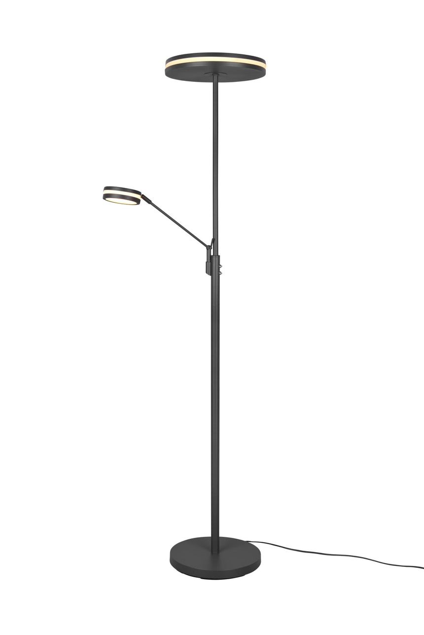 Trio Franklin Anthracite Metal LED Floor Lamp 426510242