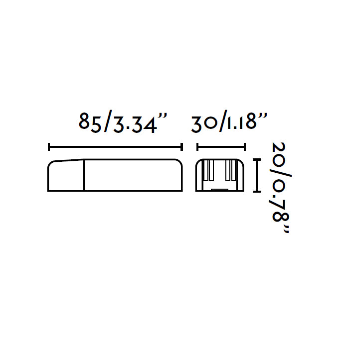 Faro Transformador 10-60W regulable con dimmer 43070